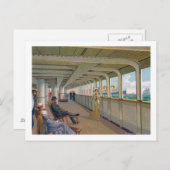 Deck View the Patricia, Hamburg-America Line Postkarte (Vorne/Hinten)