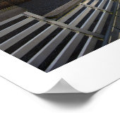 Deck-Wasserlandschaftsblick Poster (Ecke)