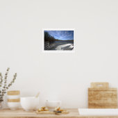Deck-Wasserlandschaftsblick Poster (Küche)