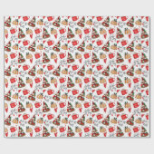 Deck Weihnachtswrapping Paper Geschenkpapier (Flach)