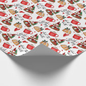 Deck Weihnachtswrapping Paper Geschenkpapier (Ecke)