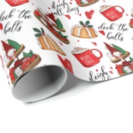 Deck Weihnachtswrapping Paper Geschenkpapier