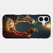 Deck Your Tech: Weihnachts-Hintergrundbild 2026 iPhone Hülle (Rückseite (Horizontal))