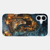 Deck Your Tech: Weihnachts-Hintergrundbild 2026 iPhone Hülle (Rückseite (Horizontal))