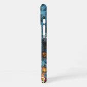 Deck Your Tech: Weihnachts-Hintergrundbild 2026 iPhone Hülle (Linke Seite)