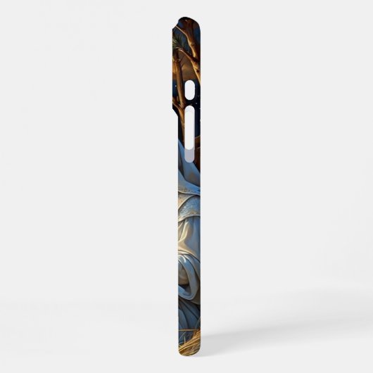 Deck Your Tech: Weihnachts-Hintergrundbild 2026 iPhone Hülle (Linke Seite)