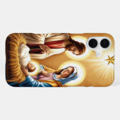 Deck Your Tech: Weihnachts-Hintergrundbild 2026 iPhone Hülle (Rückseite (Horizontal))