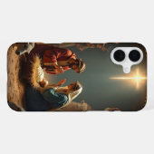 Deck Your Tech: Weihnachts-Hintergrundbild 2026 iPhone Hülle (Rückseite (Horizontal))