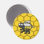 Deckbar in Bienenschaltfläche Magnet (Vorderseite/Rückseite)
