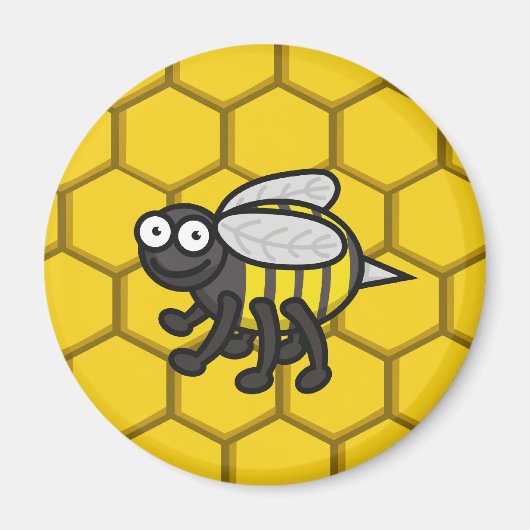 Deckbar in Bienenschaltfläche Magnet (Vorne)