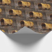 Deckbare Wagenöllampen Western Wrapping Pap Geschenkpapier (Ecke)