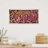 Deckblatt des Wagenkasten, auf dem der Fall des Poster (Küche)