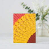 Deckchen, Fächer Postkarte (Stehend Vorderseite)