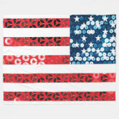 Decke aus vertikaler amerikanischer Flagge (Vorderseite (Horizontal))