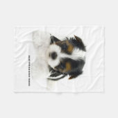 Decke - Biewer Terrier Welpe (Vorderseite (Horizontal))