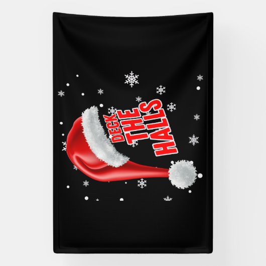 Decke das Snow Collection 4x6 Vinyl Banner (Vertikal)