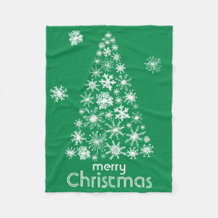 Decke der Schneeflocke-Weihnachtsbaum-frohen