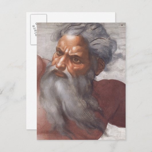 Decke der Sixtinischen Kapelle Postkarte (Vorne/Hinten)