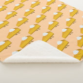 Decke des Kürbiskuchen-Scheibe-Charakter-| Sherpa Sherpadecke (3/4)