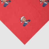 Decke die Hallen in Rot Seidenpapier (Ausschnitt)