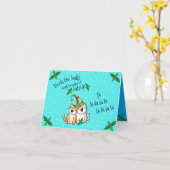 "Decke die Hallen mit Catnip" individuell anpassba Karte (Gelbe Blume)