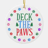 Decke die Paws Weihnachtsschmuck (Vorne)