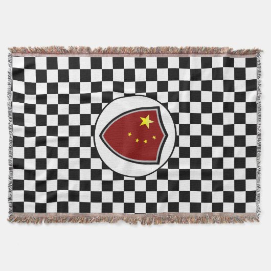 Decke durch die chinesische Flagge (Vorderseite)