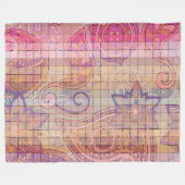 decke Farben Fantasie, blanket, fantasy colors (Vorderseite (Horizontal))