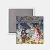 Decke im Vatikanischen Museum Magnet (Vorderseite/Rückseite)