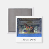 Decke im Vatikanmuseum in Rom Magnet (Vorderseite/Rückseite)