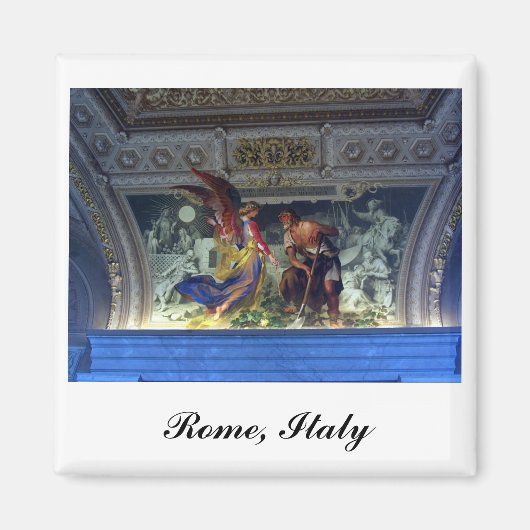 Decke im Vatikanmuseum in Rom Magnet (Vorne)
