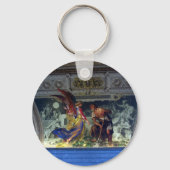 Decke im Vatikanmuseum in Rom Schlüsselanhänger (Vorderseite)