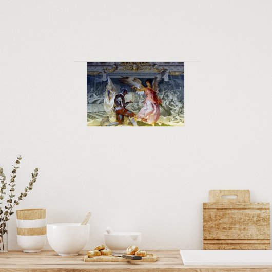 Decke in der Vatikandruckerei Poster (Küche)