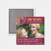 Decke-Kreise -5 Magnet (Vorderseite/Rückseite)