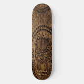 Decke "Kulture Tattoo" mit gemischtem Polyesisch Skateboard (Vorderseite)