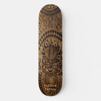 Decke "Kulture Tattoo" mit gemischtem Polyesisch Skateboard