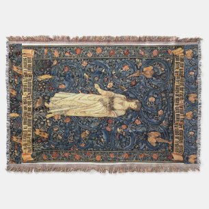 Decke Kunst Nouveau Damen-Birds Morris Floral