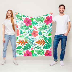 Decke - Lebendiger Tropischer Hibiskus und Monster