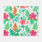 Decke - Lebendiger Tropischer Hibiskus und Monster (Vorderseite (Horizontal))