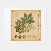 Decke mit Herbstbaum und Blättern. (Vorderseite (Horizontal))