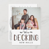 Decke neue Hallen | Ankündigung zur Urlaubsreise (Vorne/Hinten)