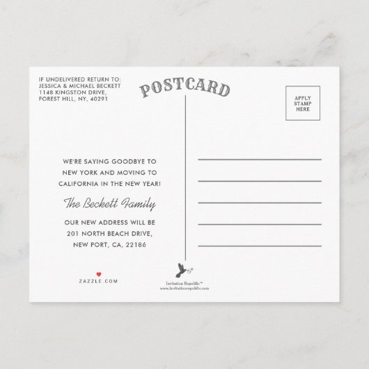 Decke neue Hallen | Ankündigung zur Urlaubsreise (Rückseite)