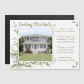 Decke neue Hallen Magnetic wir bewegten Weihnachts Magneteinladung (Vorne/Hinten)