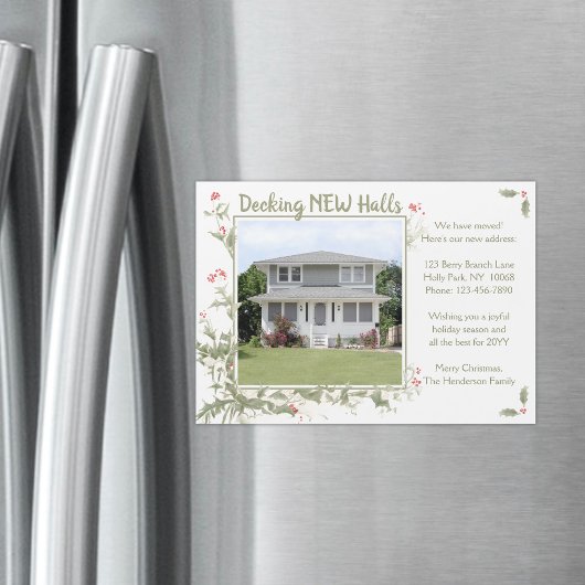 Decke neue Hallen Magnetic wir bewegten Weihnachts Magneteinladung