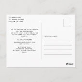 Decke neue Hallen Modernes Foto Holiday Moving Ann Postkarte (Rückseite)