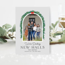 Decke neue Hallen Moving Announcement Holiday Card