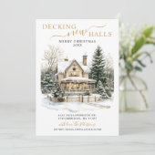 Decke neue Hallen Neue Zuhause Weihnachtsreise Ankündigung (Stehend Vorderseite)