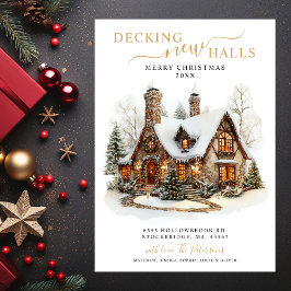 Decke neue Hallen Neue Zuhause Weihnachtsreise Ankündigung