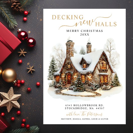 Decke neue Hallen Neue Zuhause Weihnachtsreise Ankündigung