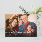 Decke neue Hallen Script Foto Weihnachtsgestaltung Ankündigung (Stehend Vorderseite)